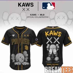 San Diego Padres x KAWS Blackout Baseball Jersey