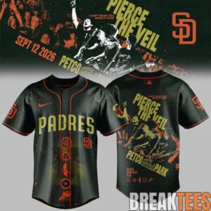 San Diego Padres x Pierce The Veil I CAN’T HEAR YOU WORLD TOUR FINALE 2026 Jersey