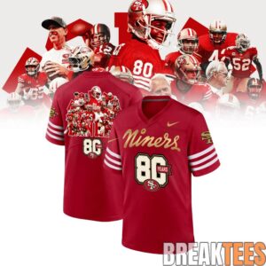 San Francisco 49ers 80th Anniversary Football Jersey