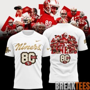 San Francisco 49ers 80th Anniversary T-Shirt
