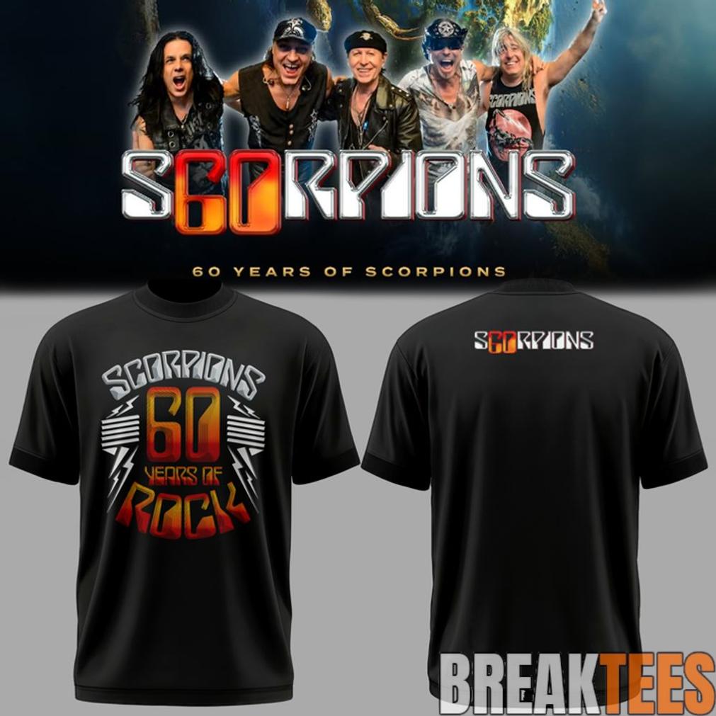 Scorpions 60 Years of Rock Shirt Scorpions 60 Years of Rock Shirt