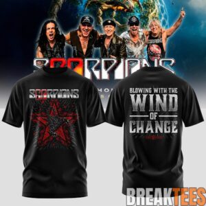 Scorpions Coming Home 2026 World Tour Black T-Shirt 5