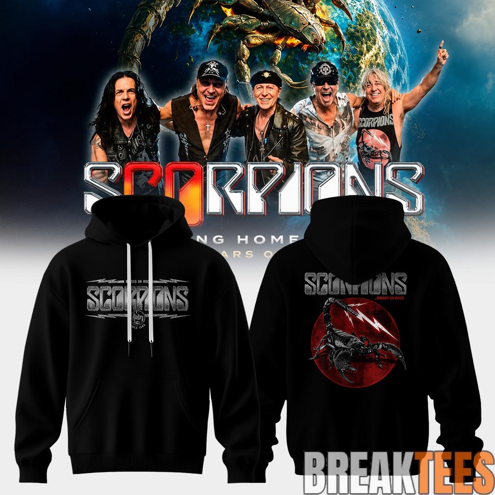 Scorpions Coming Home 2026 World Tour Hoodie Scorpions Coming Home 2026 World Tour Hoodie