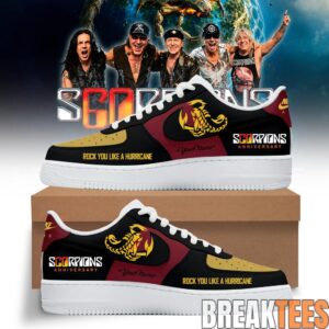 Scorpions Rock Like A Hurricane Customize Air Force 1 Shoes Edition