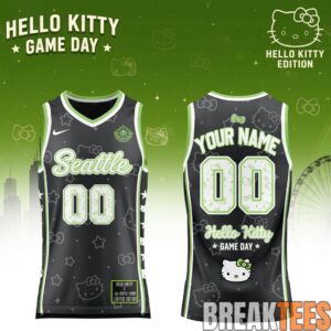 Seattle Storm x Hello Kitty Game Day Custom Basketball Jersey