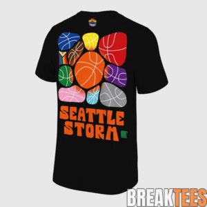Seattle Storm x Pride Night 2026 Black Shirt 2