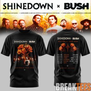 Shinedown x Bush Co-Headline Australian & NZ Tour Shirt