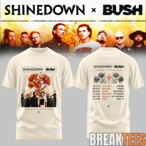 Shinedown x Bush Co-Headline Australian & NZ Tour Shirt 1