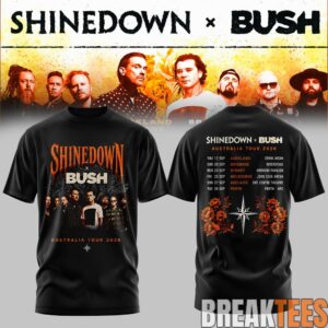 Shinedown x Bush Co-Headline Australian & NZ Tour T-Shirt 1
