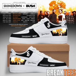 Shinedown x Bush Australia Tour Special Air Force 1 Shoes