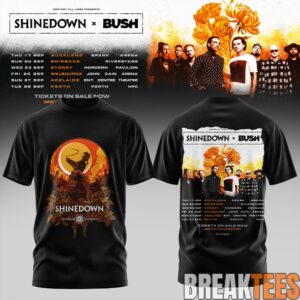 Shinedown x Bush Australia Tour Special Shirt