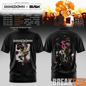 Shinedown x Bush Australia Tour Special Shirt 3