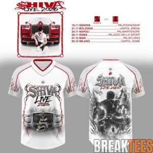 Shiva Live Tour 2026 Football Jersey