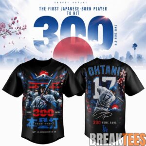 Shohei Ohtani LA Dodgers 300 Home Runs Jersey Mount Fuji Cherry Blossom Edition 1