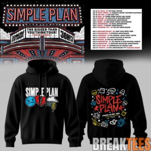 Simple Plan The Bigger Than You Think Tour Premium Hoodie