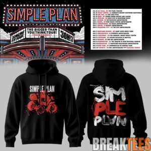 Simple Plan The Bigger Than You Think Tour Premium Hoodie 1 Simple Plan The Bigger Than You Think Tour Premium Hoodie 1