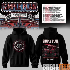 Simple Plan The Bigger Than You Think Tour Premium Hoodie 2 Simple Plan The Bigger Than You Think Tour Premium Hoodie 2