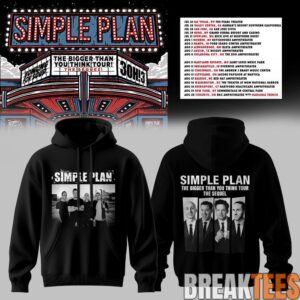 Simple Plan The Bigger Than You Think Tour Premium Hoodie 3 Simple Plan The Bigger Than You Think Tour Premium Hoodie 3
