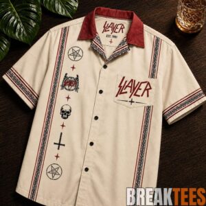 Slayer Mexican Inpsired Luxury Design Hawaiian Shirt