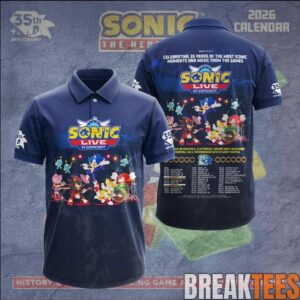 Sonic the Hedgehog 35th Anniversary Polo Shirt