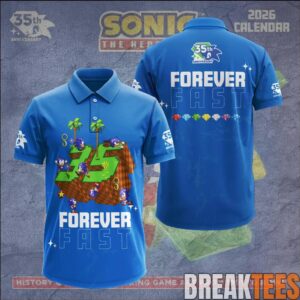 Sonic the Hedgehog 35th Anniversary Polo Shirt 1