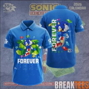 Sonic the Hedgehog 35th Anniversary Polo Shirt 2