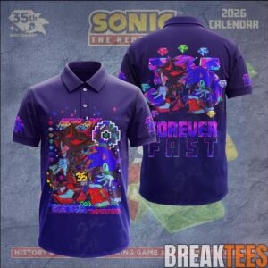 Sonic the Hedgehog 35th Anniversary Polo Shirt 3