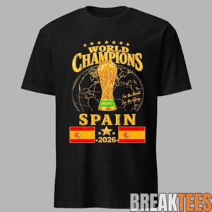 Spain 2026 World Champions World Cup Shirt