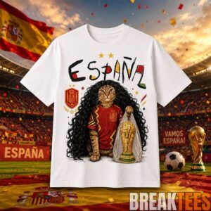 Spain 2026 World Cup Marc Cucurella Cat Champion Shirt