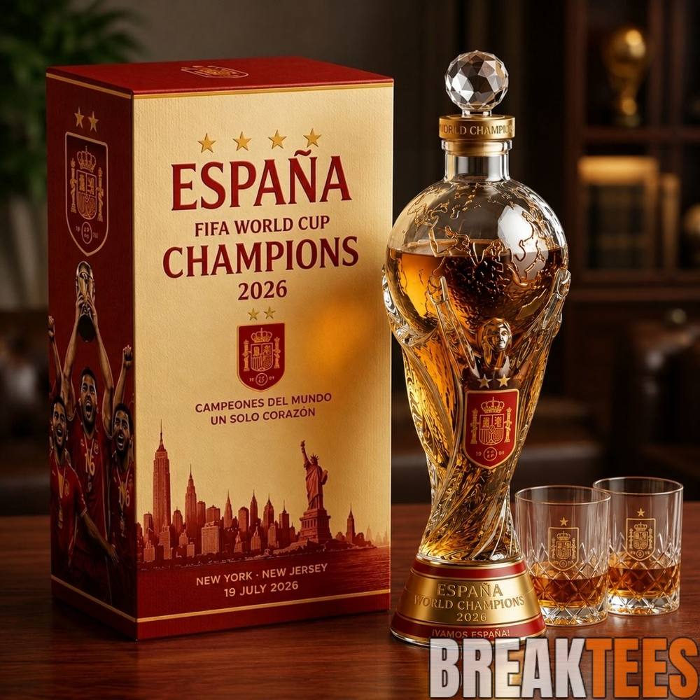 Spain World Cup 2026 Champions Limited Edition Whiskey Bottle Spain World Cup 2026 Champions Limited Edition Whiskey Bottle