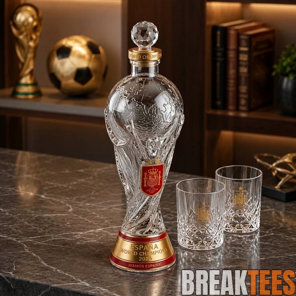 Spain World Cup 2026 Champions Limited Edition Whiskey Bottle Spain World Cup 2026 Champions Limited Edition Whiskey Bottle