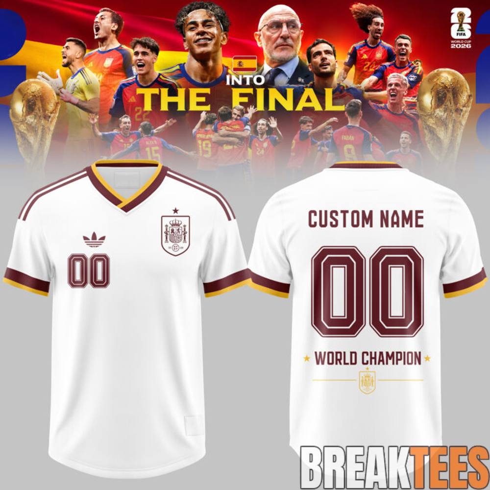Spain World Cup 2026 Final Football Jersey Spain World Cup 2026 Final Football Jersey