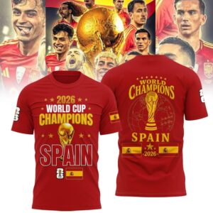 Spain World Cup Champions 2026 Limited Edition Shirt v10 1