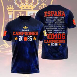 Spain World Cup Champions 2026 Limited Edition Shirt v4