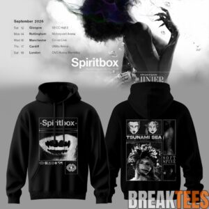 Spiritbox Tsunami Sea 2026 Abyss Echo Vintage Graphic Hoodie 1