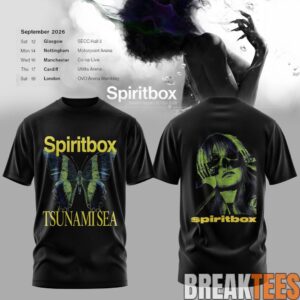 Spiritbox Tsunami Sea 2026 Abyss Echo Vintage Graphic T-Shirt 1