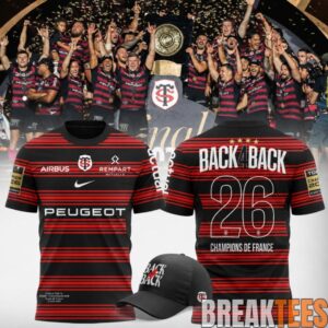 Stade Toulousain Rugby 2026 4-In-A-Row Champions Shirt 1