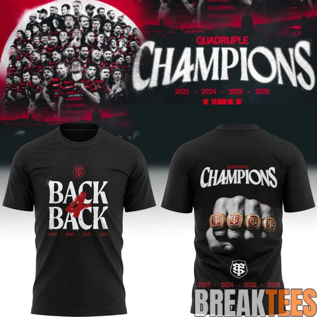 Stade Toulousain Rugby Back four Back Champions Shirt Stade Toulousain Rugby Back four Back Champions Shirt