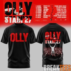 Olly Stadi ’27 Tour Premium 3D T-Shirt