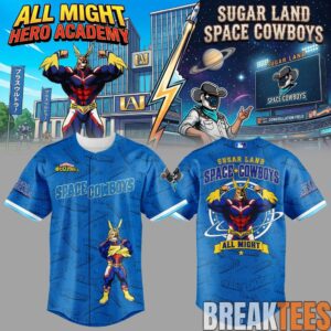 Sugar Land Space Cowboys My Hero Academia Night Baseball Jersey