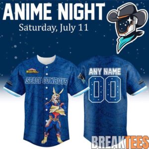 Sugar Land Space Cowboys x Anime Night 2026 Custom Baseball Jersey