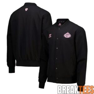 Sunderland x Elvis Hummel Away Matchday Black Varsity Jacket