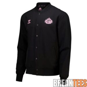 Sunderland x Elvis Hummel Away Matchday Black Varsity Jacket 1