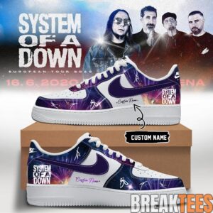 System of a Down “Europe-UK Stadium Tour 2026” Signature AF1 Shoes