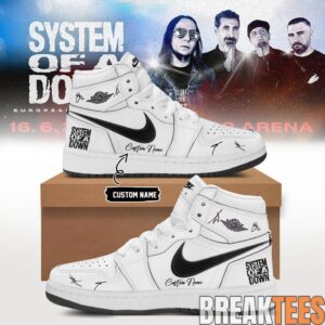 System of a Down “Europe-UK Stadium Tour 2026” Signature AJ1 Shoes 1