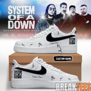 System of a Down Europe UK Stadium Tour 2026 signed Shoes 13 2