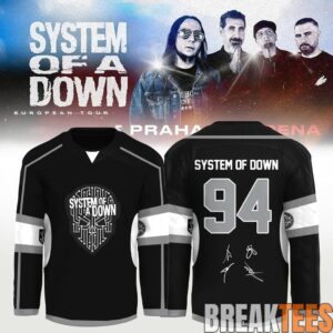 System of a Down “Europe-UK Stadium Tour 2026” Signature Hockey Jersey