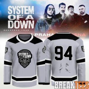 System of a Down “Europe-UK Stadium Tour 2026” Signature Hockey Jersey 1