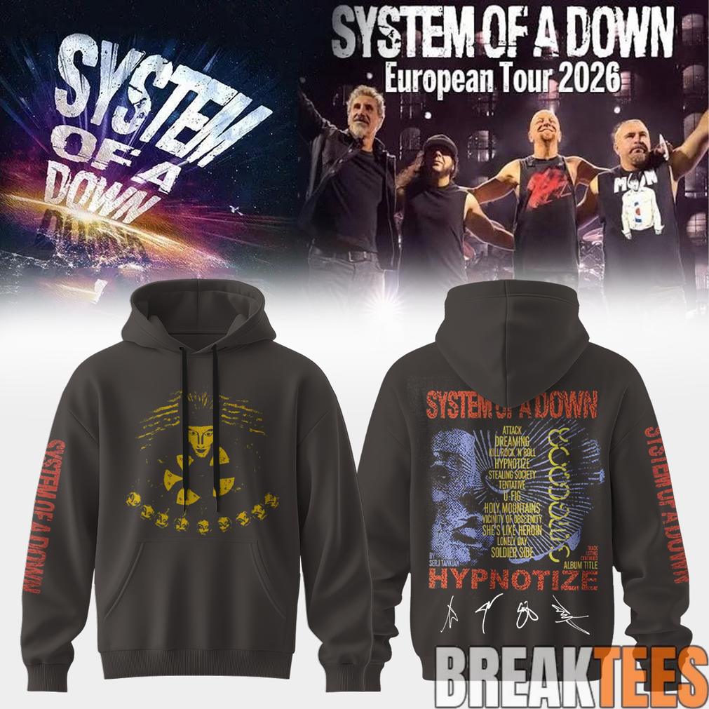 System of a Down “Europe-UK Stadium Tour 2026” Signature Hoodie System of a Down “Europe-UK Stadium Tour 2026” Signature Hoodie