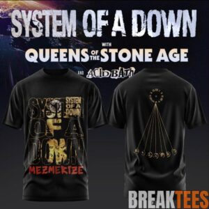 System of a Down UK EU Tour 2026 Black Collection T-Shirt 5